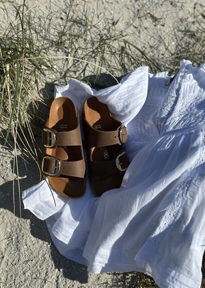 Arizona big buckle FL Cognac Birkenstock 